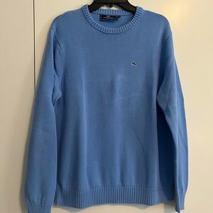 Vineyard vines cotton crewneck whale sweater. Mens M